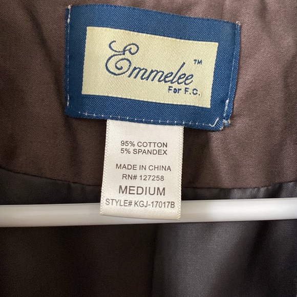 Emmelee grey cropped 3/4 flared sleeve jacket medium - Picture 3 of 5